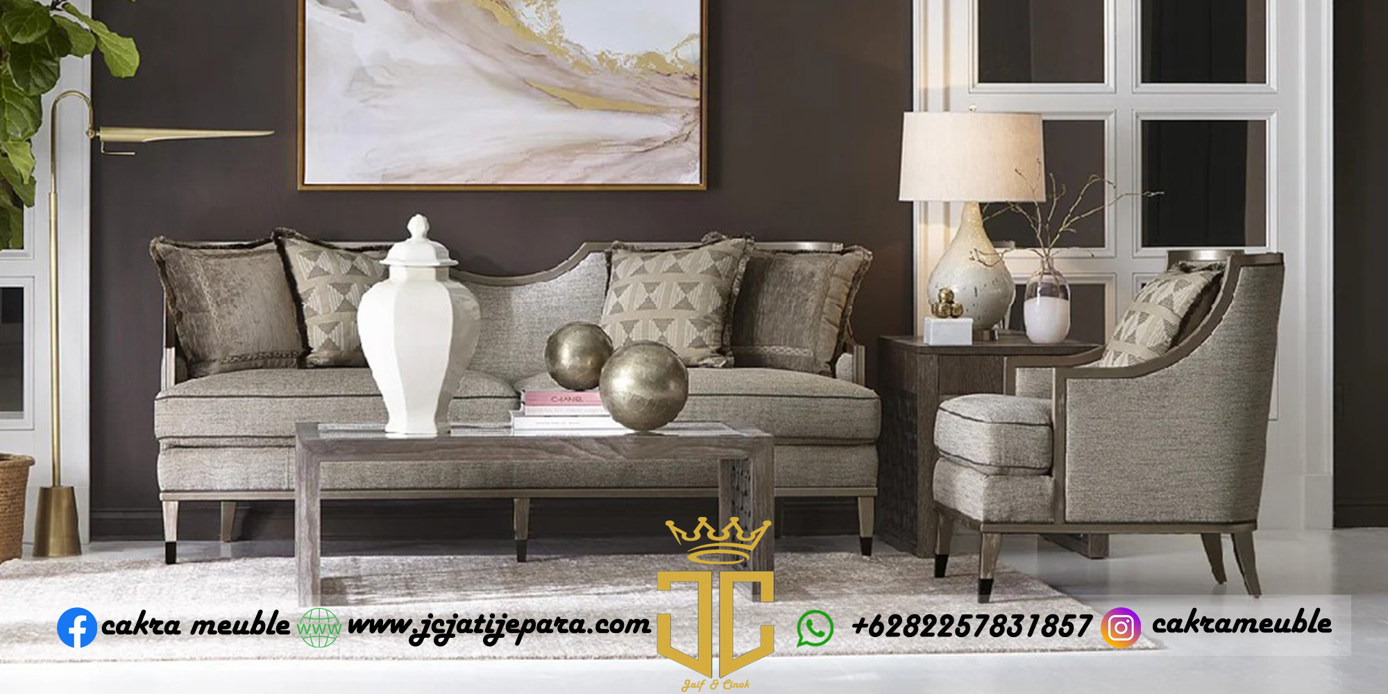 Sofa Tamu Minimalis Modern Vania High Quality Design JC-0019