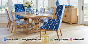Meja Makan Jati Minimalis Furniture Jepara Elegant New Sale JC-0028